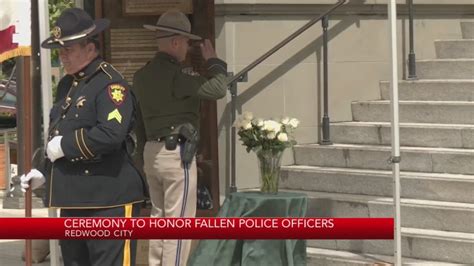 Ceremony honors fallen San Mateo County police officers